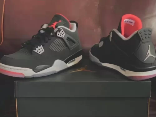 Air Jordan 4 Retro OG 'Bred' 2019 photo review