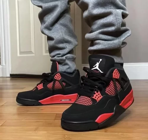 Air Jordan 4 Retro 'Red Thunder' photo review