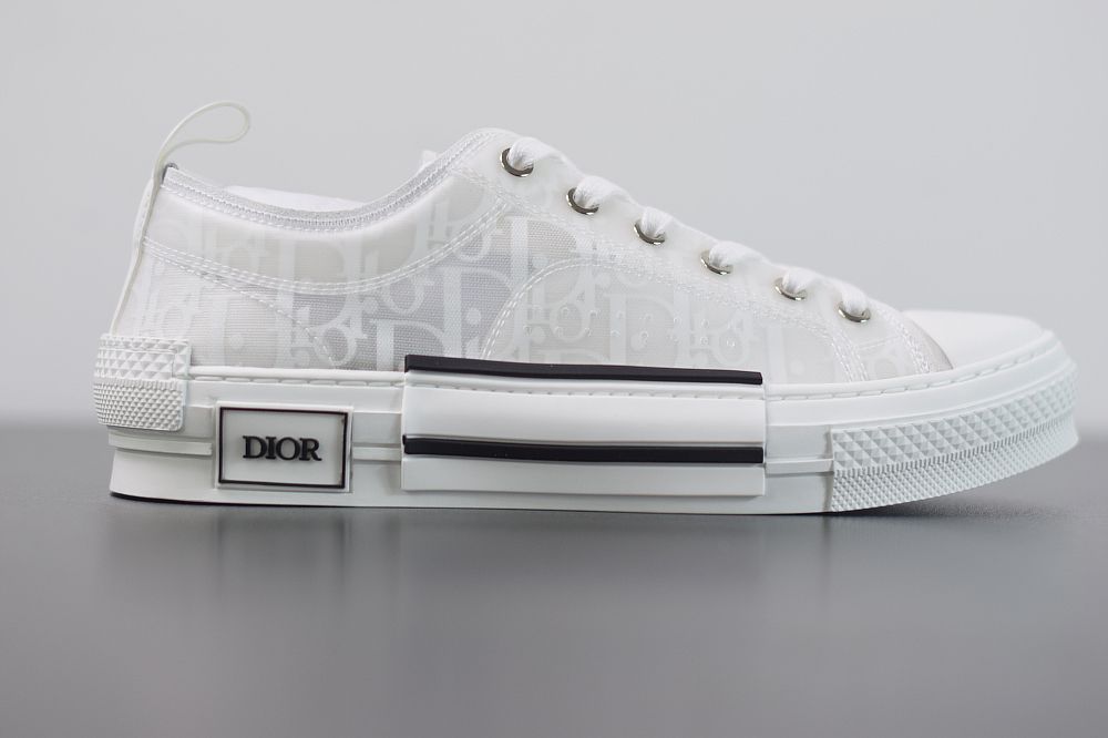 DIOR B23 OBLIQUE LOW TOP SNEAKER WHITE T00853H059