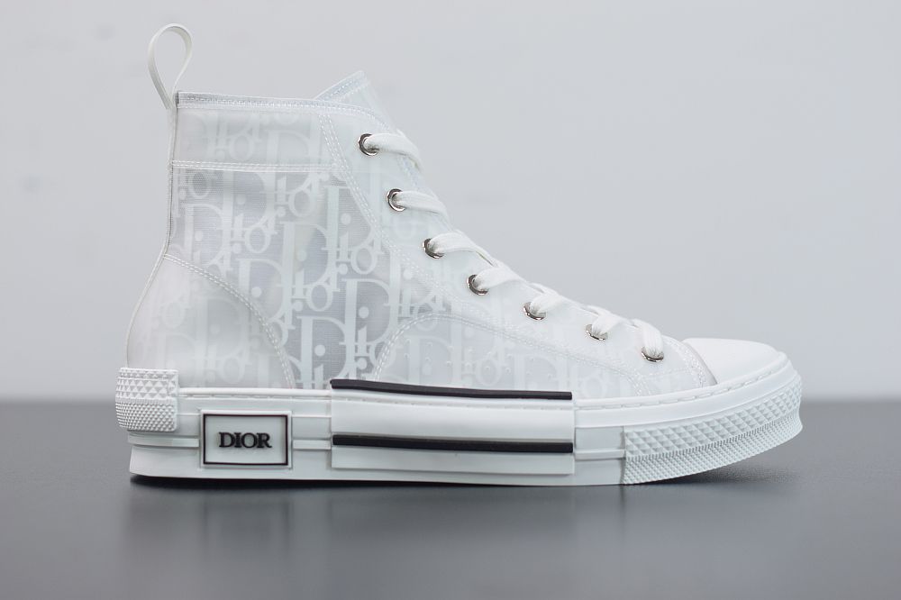 DIOR B23 OBLIQUE HIGH TOP SNEAKERS