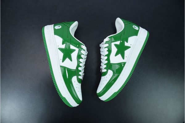 A Bathing Ape Bape Sta Low Green