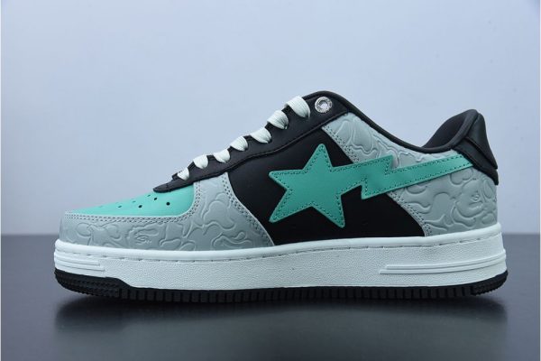 A Bathing Ape Bape SK8 Sta Black grey green