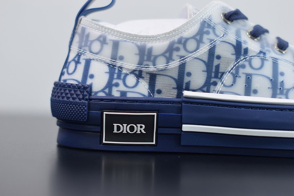 DIOR B23 OBLIQUE LOW TOP SNEAKER BLUE T00853H062