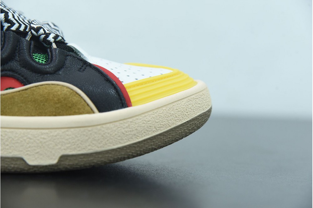 Lanvin Leather Curb Yellow Black