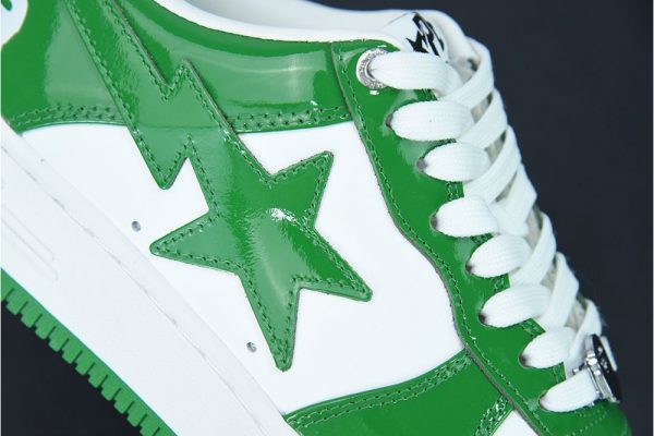 A Bathing Ape Bape Sta Low Green