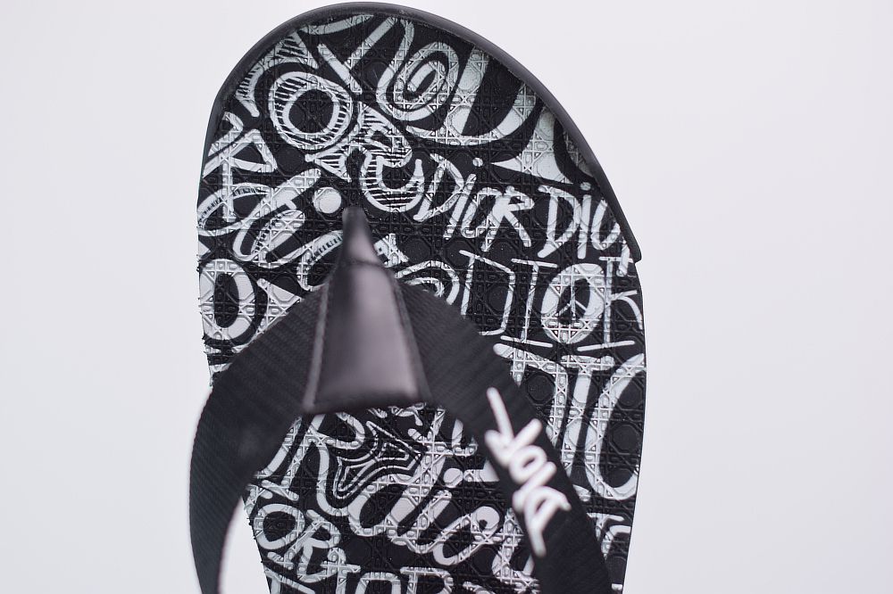 Dior Flip-Flops Logo Shower Sandals 2020ss