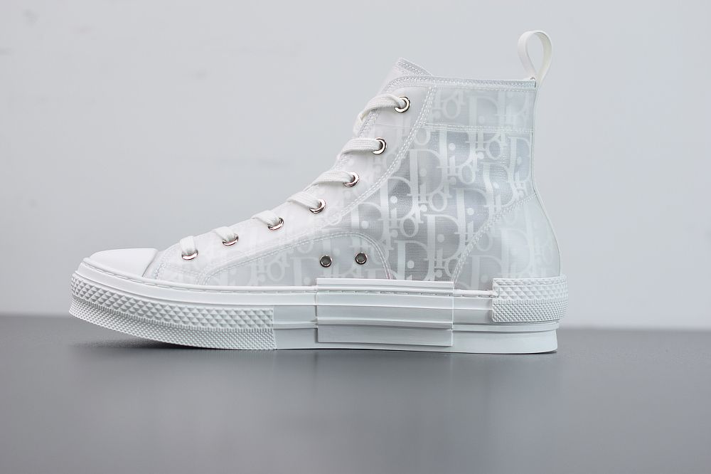 DIOR B23 OBLIQUE HIGH TOP SNEAKERS