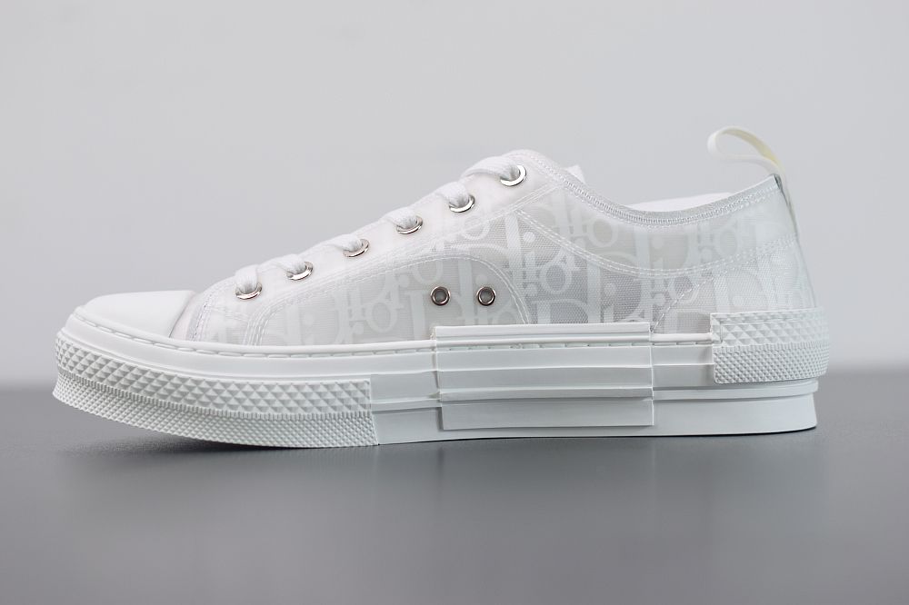 DIOR B23 OBLIQUE LOW TOP SNEAKER WHITE T00853H059