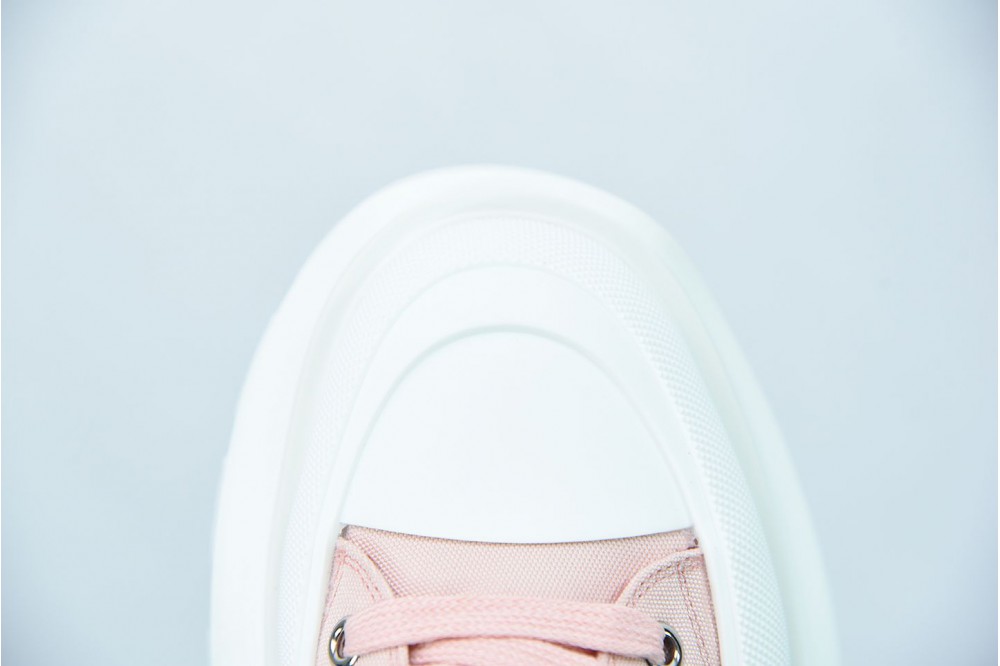 Alexander McQueen High rise canvas shoes with thick soles