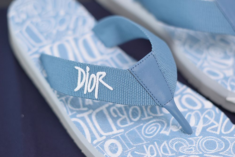 Dior Flip-Flops Logo Shower Sandals 2020ss