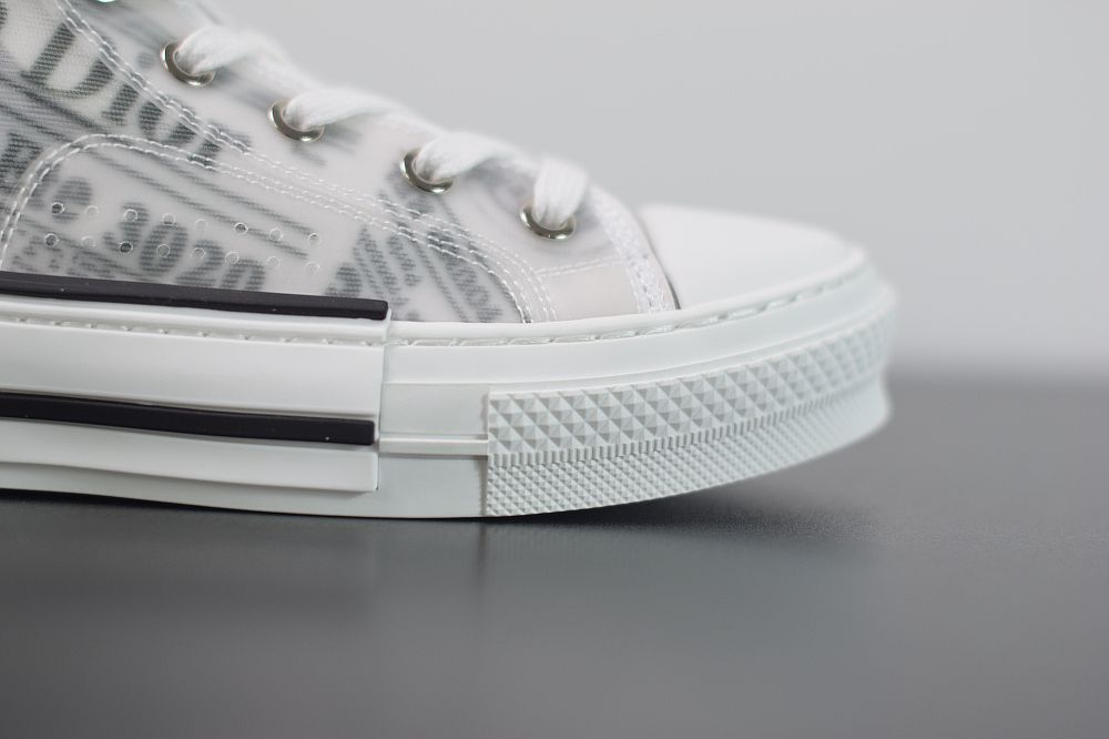 Dior B23 High Top Daniel Asham Newspaper