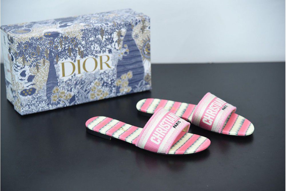 DIOR x kaws sandals Pink