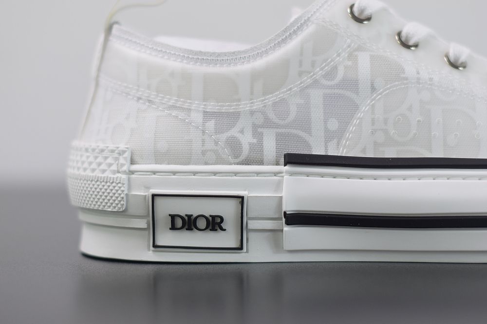 DIOR B23 OBLIQUE LOW TOP SNEAKER WHITE T00853H059