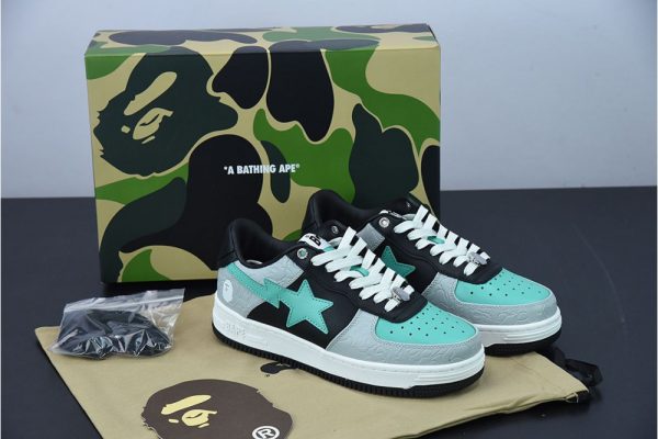 A Bathing Ape Bape SK8 Sta Black grey green