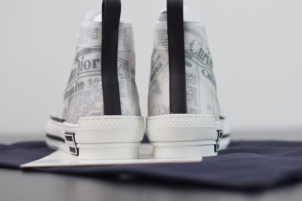 Dior B23 High Top Daniel Asham Newspaper