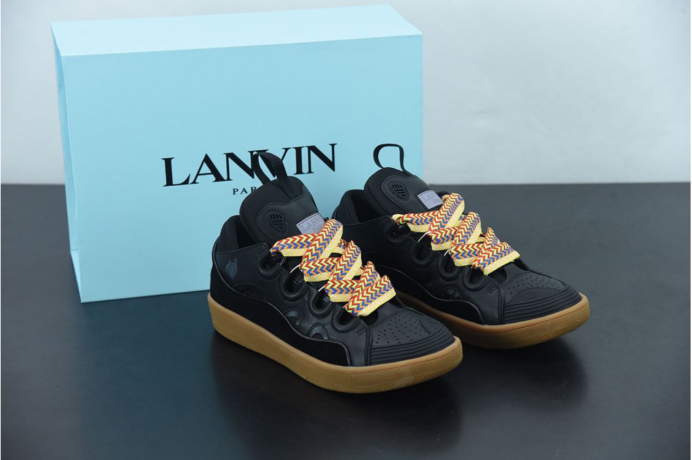 Lanvin Leather Curb Black