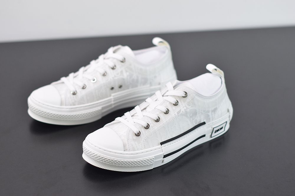 DIOR B23 OBLIQUE LOW TOP SNEAKER WHITE T00853H059