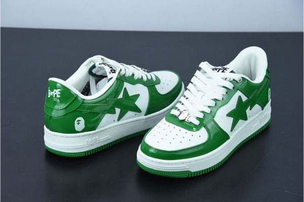 A Bathing Ape Bape Sta Low Green