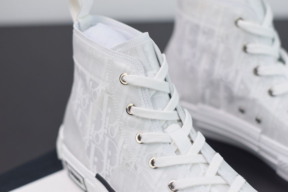 DIOR B23 OBLIQUE HIGH TOP SNEAKERS