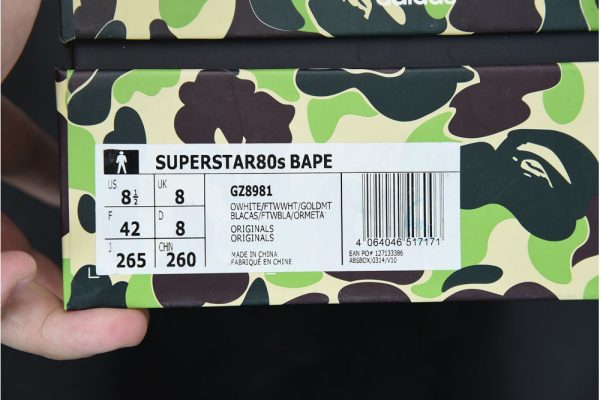 adidas Superstar Bape ABC Camo Green