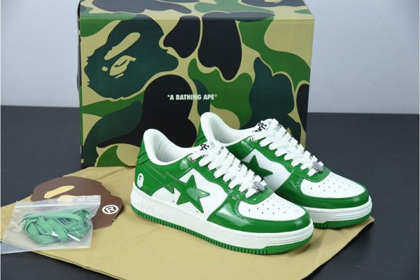 A Bathing Ape Bape Sta Low Green