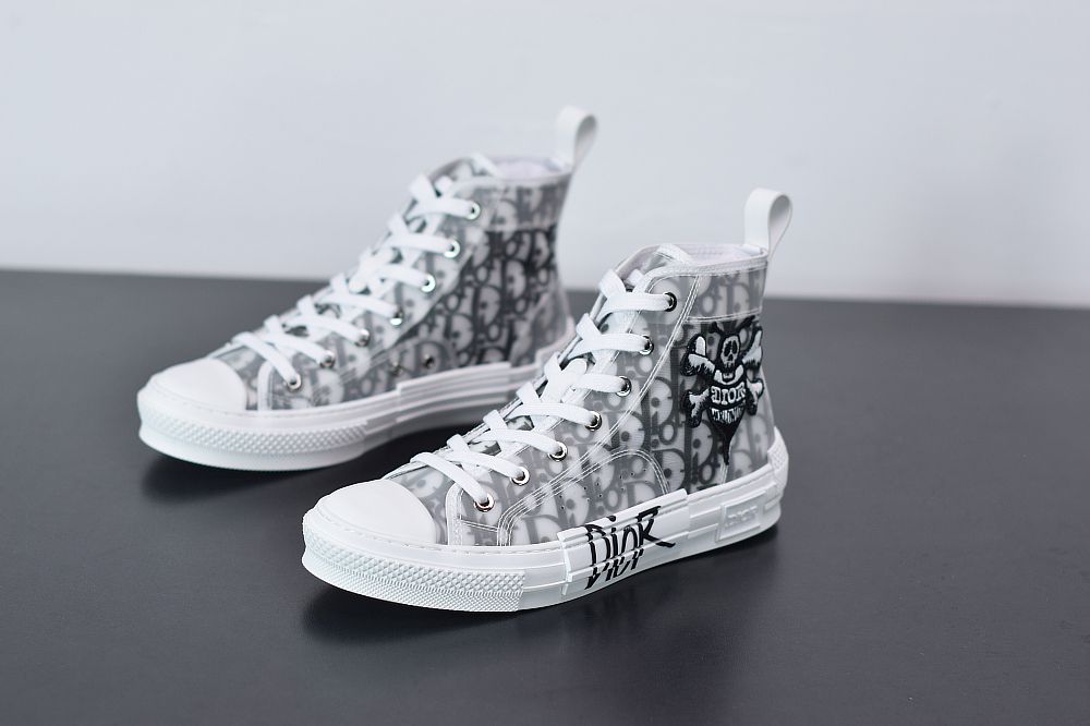 Dior And Shawn B23 High Top Bee Embroidery