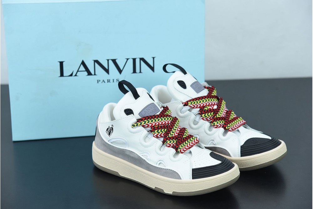 Lanvin Leather Curb White