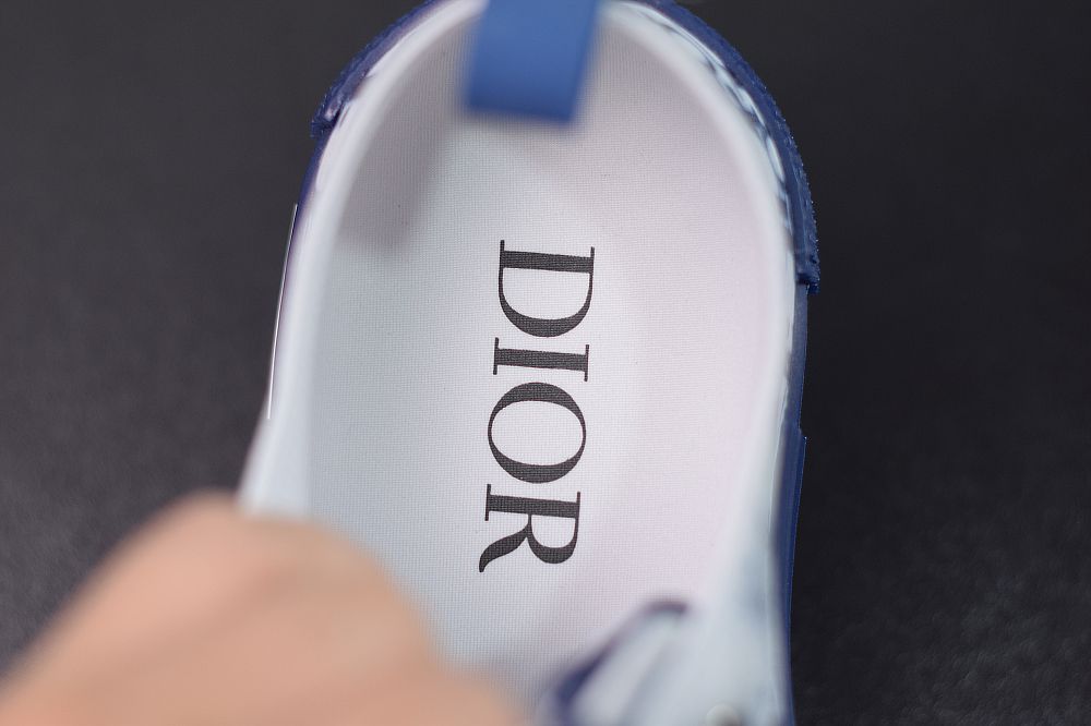 DIOR B23 OBLIQUE LOW TOP SNEAKER BLUE T00853H062