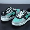 A Bathing Ape Bape SK8 Sta Black grey green