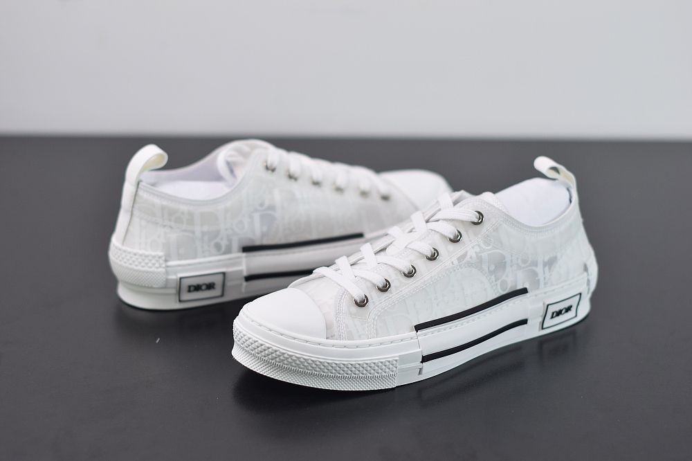 DIOR B23 OBLIQUE LOW TOP SNEAKER WHITE T00853H059