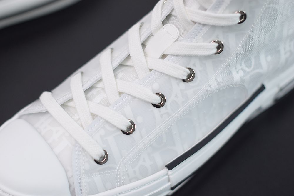 DIOR B23 OBLIQUE HIGH TOP SNEAKERS