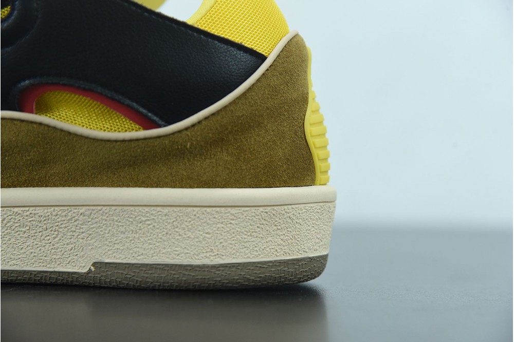 Lanvin Leather Curb Yellow Black