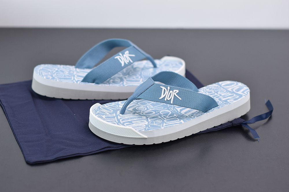 Dior Flip-Flops Logo Shower Sandals 2020ss