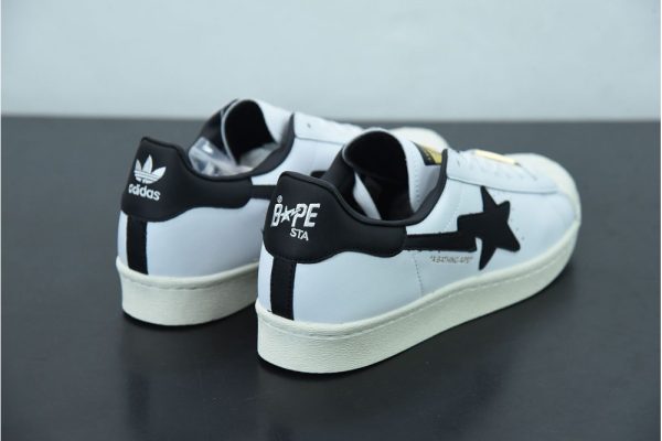 adidas Superstar 80s Bape White Black